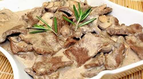 Bœuf aux champignons avec thermomix