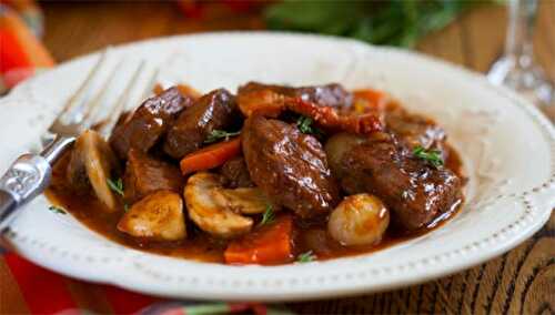 Bœuf bourguignon avec Thermomix