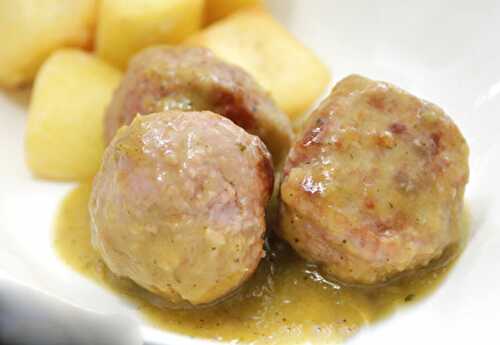 Boulettes de Viande à la Sauce de Courgette au Thermomix