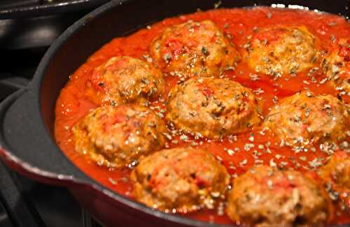 Boulettes de viande à la sauce tomate