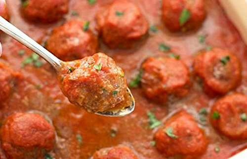 Boulettes de Viande aux Courgettes et Sauce Tomate