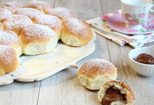 Brioche Buchty fourrée au Nutella avec Thermomix