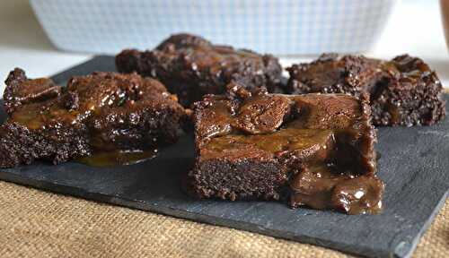 Brownies au caramel beurre salé avec Thermomix