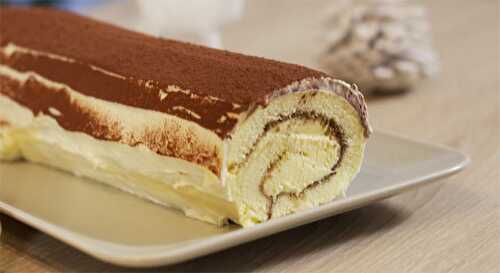 Bûche tiramisu avec Thermomix