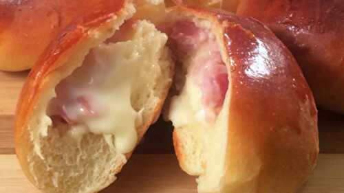 Buns farcis au jambon et fromage au Thermomix