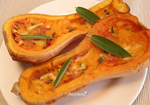 Butternut Farcie au Jambon