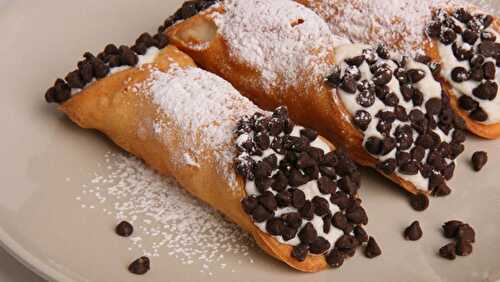 Cannoli aux pépites de chocolat avec Thermomix