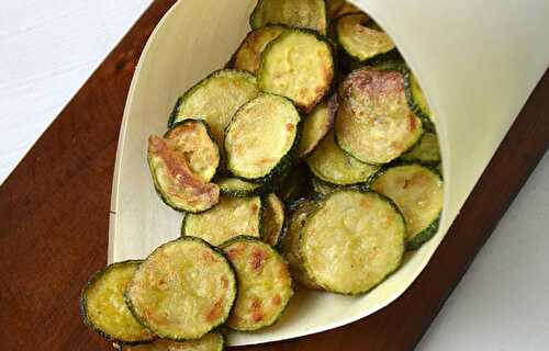 Chips de courgettes au four