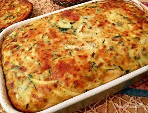 Clafoutis aux Courgettes et Mozzarella