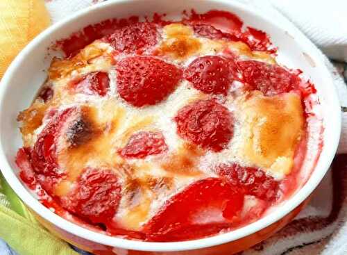 Clafoutis aux Fraises Léger