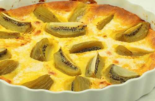 Clafoutis aux Kiwis et Petits Suisses