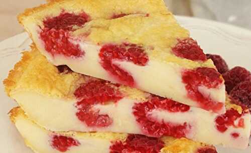 Clafoutis aux Petits Suisses et Framboises