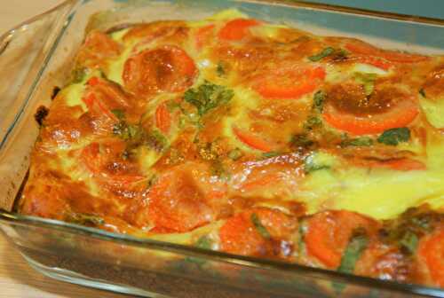 Clafoutis de Carottes et Lardons