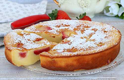 Clafoutis léger aux fraises