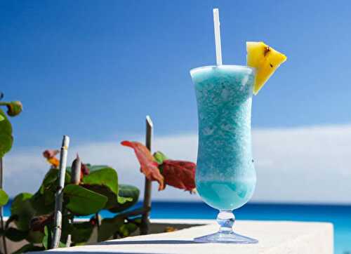 Cocktail Blue Hawaiian avec Thermomix