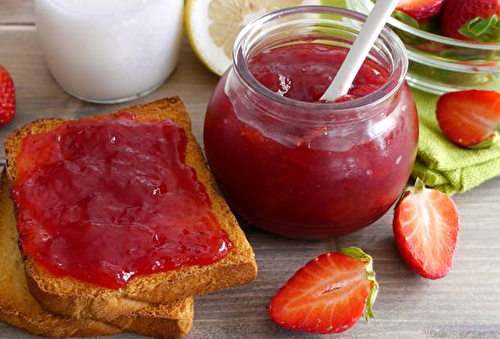 Confiture de Fraises Sans Sucre