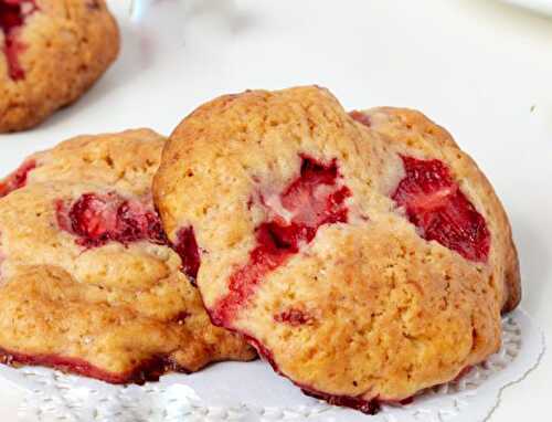 Cookies Légers aux Fraises