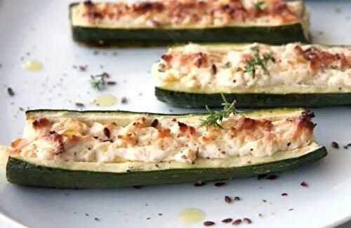 Courgettes Farcies au Chèvre Frais