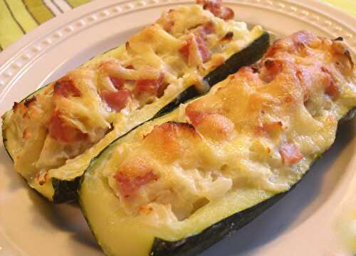 Courgettes Farcies au Jambon et Skyr