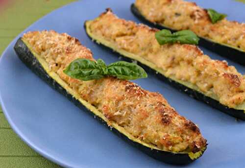 Courgettes Farcies au Thon au Thermomix