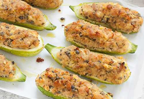 Courgettes Farcies au Thon et aux Câpres