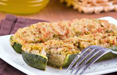 Courgettes Farcies au Thon