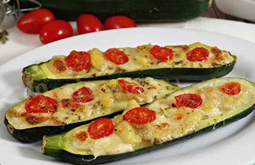 Courgettes Farcies Façon Pizza