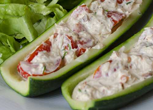 Courgettes Farcies Froides au Thon