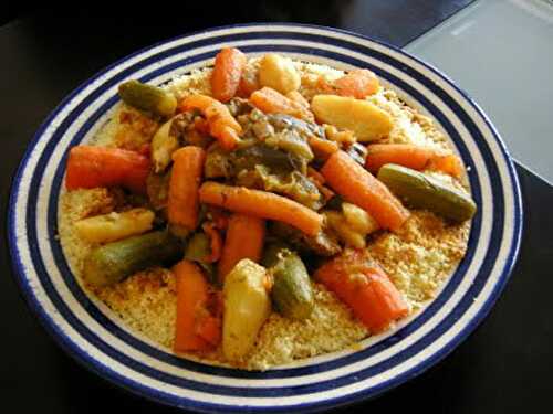 Couscous aux légumes à la marocaine avec Thermomix