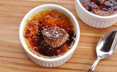 Crème brûlée au foie gras au Thermomix - Plat et Recette