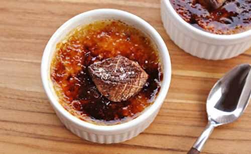 Crème brûlée au foie gras au Thermomix