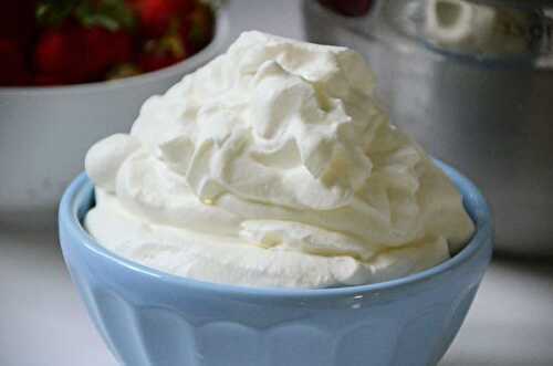 Crème Chantilly fait maison au Companion