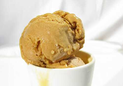 Crème glacée au caramel au beurre salé avec Thermomix - Plat et Recette