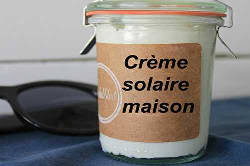 Crème solaire maison au thermomix