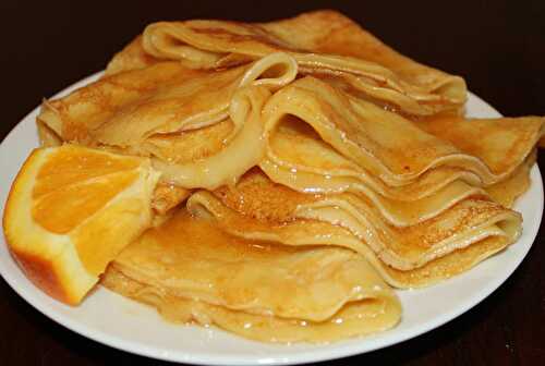 Crêpes à la Sauce Suzette Légère