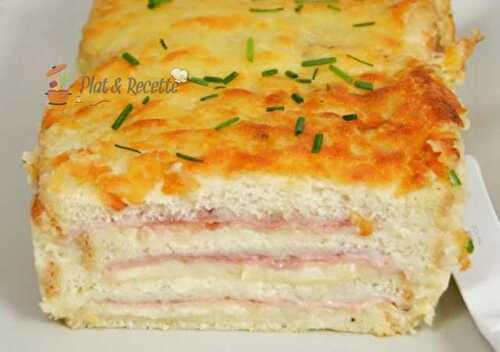 Croque Cake Léger au Jambon