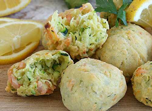 Croquettes Légères de Saumon et Courgette