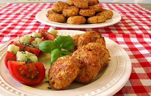 Croquettes légères des lentilles corail