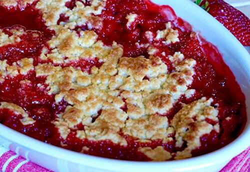 Crumble aux Fraises Facile au Thermomix