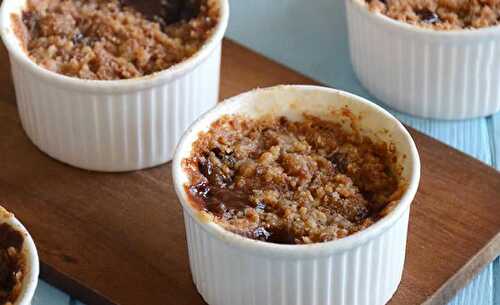 Crumble aux Poires et Chocolat