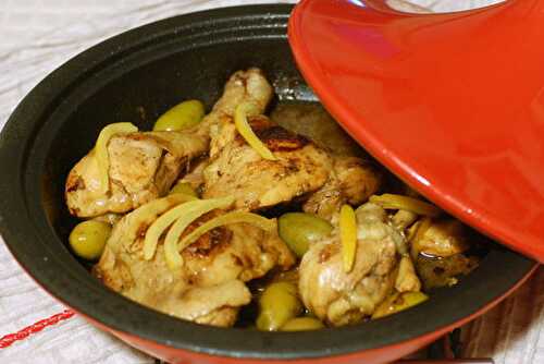 Cuisses de poulet au citron confit et olives vertes avec Thermomix - Plat et Recette