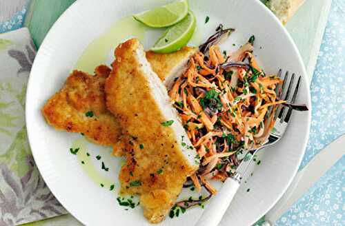 Escalopes de veau panées au parmesan légères