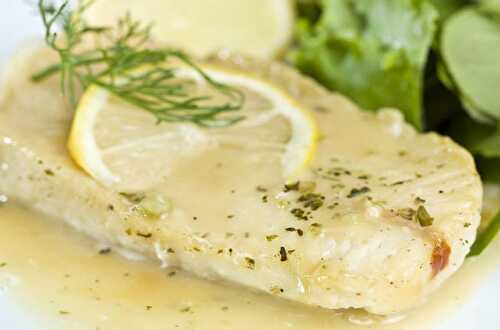 Filets de Poisson à la Crème au Citron