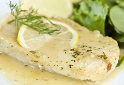 Filets de poisson à la sauce au citron au Thermomix