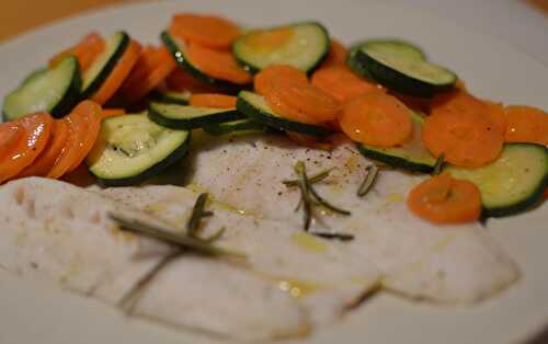 Filets de poisson et ses légumes au Varoma