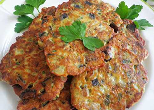 Galettes Légères d’Aubergines