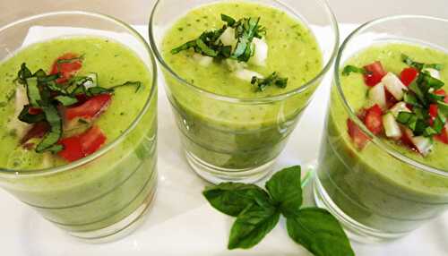 Gaspacho Vert Concombre et Menthe