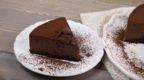 Gâteau à la mousse au chocolat avec Thermomix
