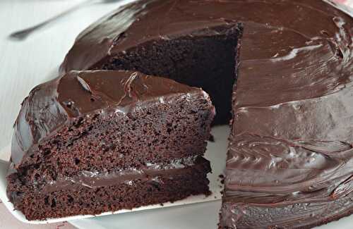 Gâteau au Chocolat avec Ganache au Thermomix - Plat et Recette