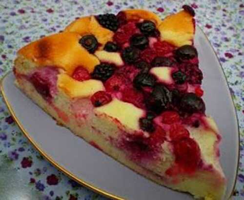 Gâteau au Fromage Blanc et Fruits Rouges